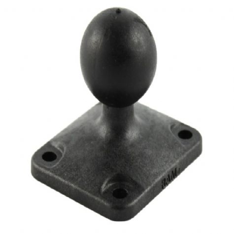 (RAP-B-347) Base with 1" Ball and 2" x 1.7" Plate